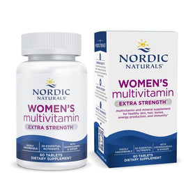 Nordic Naturals Multivitamine Femme Extra Force 60 comprimés, vue avant