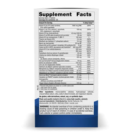 Nordic Naturals Multivitamine Femme Extra Force, emballage et étiquette
