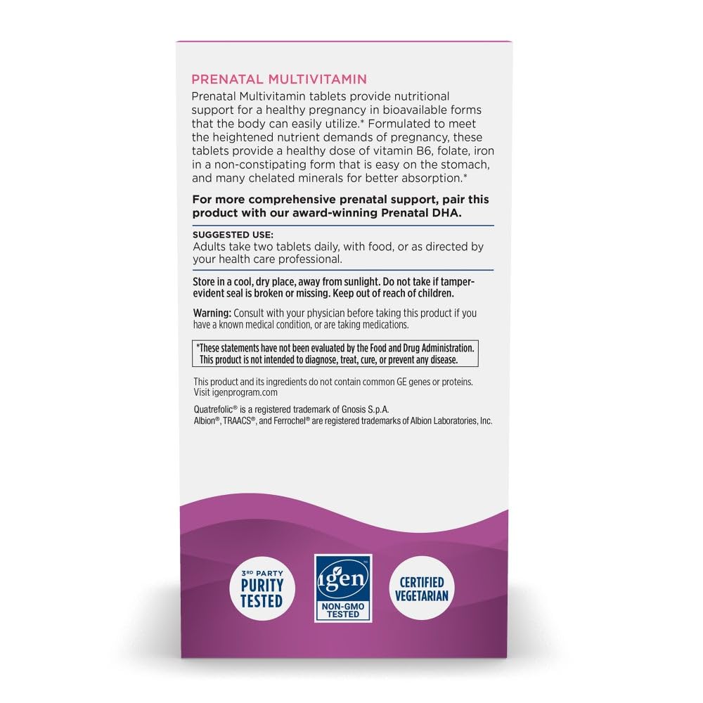 Nordic Naturals Multivitamines Prénatales avec vitamines et minéraux