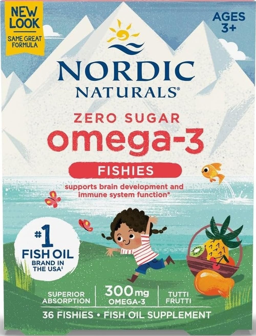 Nordic Naturals Omega-3 Gummies 300mg emballage avant