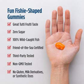 Nordic Naturals Omega-3 Gummies 300mg présentation des gummies