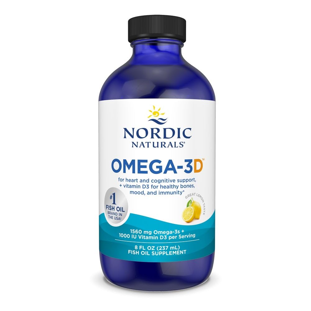 Nordic Naturals Omega-3 Liquide 1560mg EPA & DHA bouteille avant