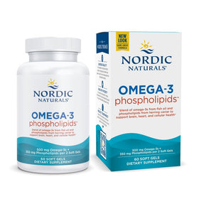 Nordic Naturals Omega-3 Phospholipides 60 gélules - emballage avant