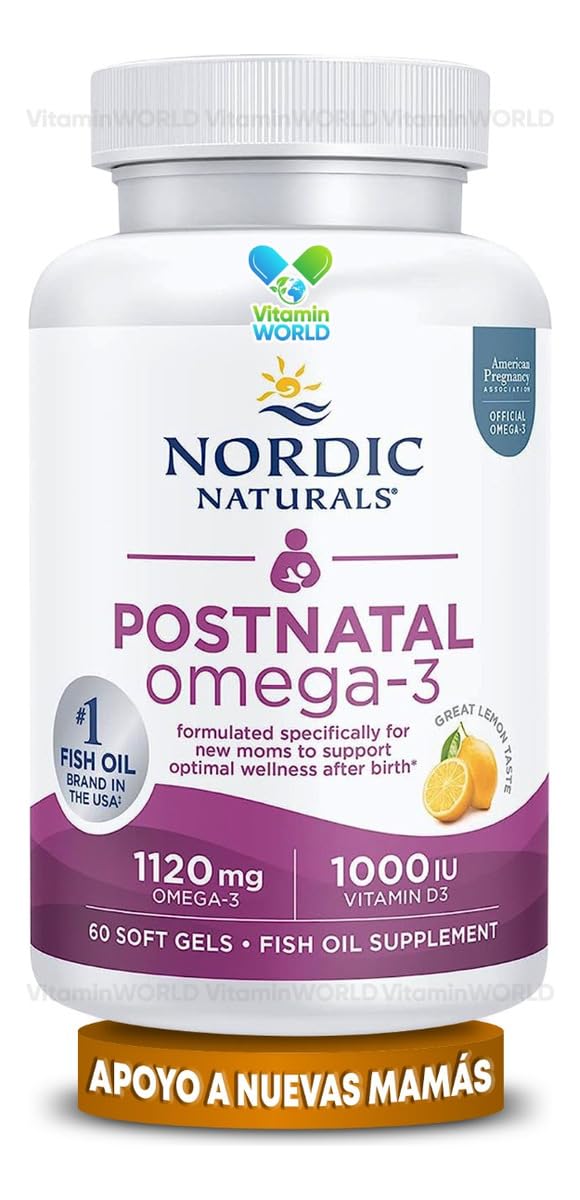 Nordic Naturals Omega-3 Postnatal dosage information