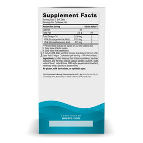 Nordic Naturals Omega 3 Ultime 2X 2150mg Huile de Poisson Citron - Capsules