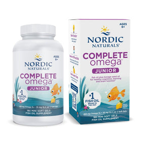 Nordic Naturals Omega Jr. Complète 180 Gélules Molles Citron vue de face