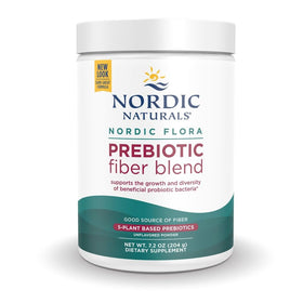 Nordic Naturals Poudre Prébiotique 204g vue avant avec étiquette