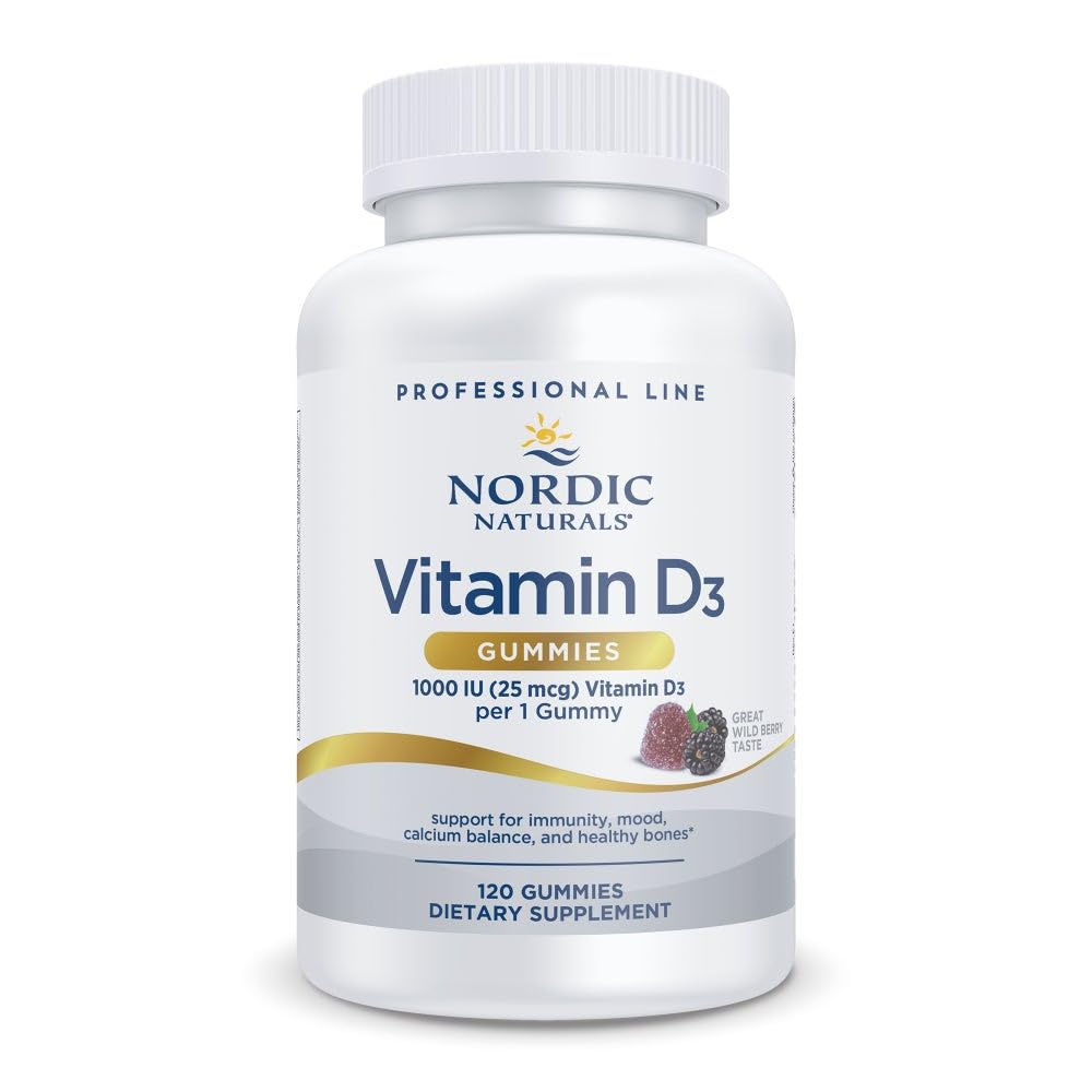 Nordic Naturals Pro Vitamin D3 Gummies 120 gummies packaging