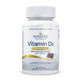 Nordic Naturals Pro Vitamin D3 Gummies, baies sauvages, vue de face