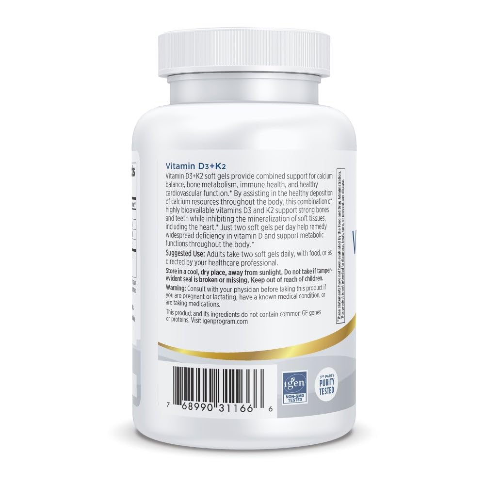 Nordic Naturals Pro Vitamin D3 + K2 gélules avec fruits frais