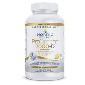 Nordic Naturals ProOmega 2000-D 2150mg capsules front view