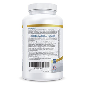 Nordic Naturals ProOmega 210 gélules souples, étiquette avec ingrédients et dosage
