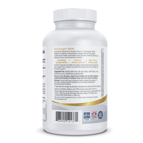 Nordic Naturals ProOmega-3 huile de poisson avec étiquette claire