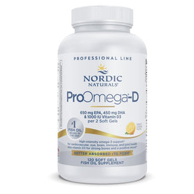 Nordic Naturals ProOmega-D gélules de 120 unités avec emballage