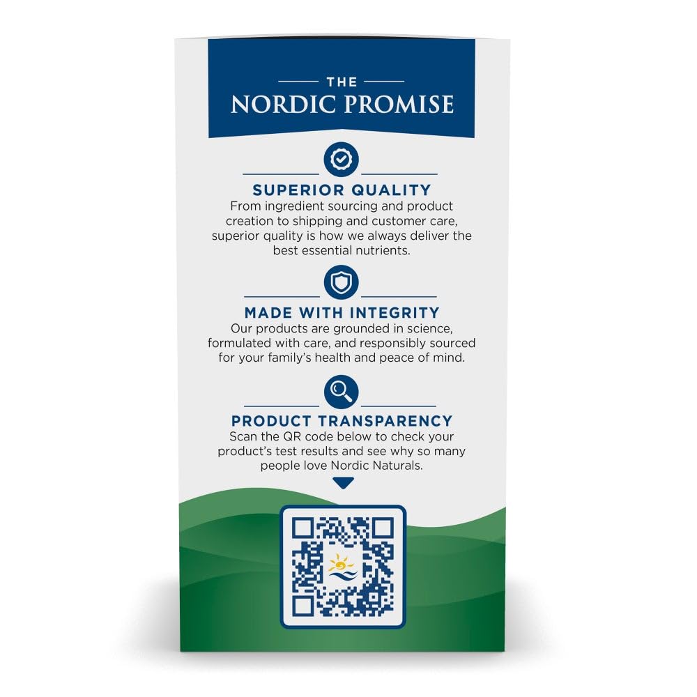 Nordic Naturals Vision Support dessus de l'emballage