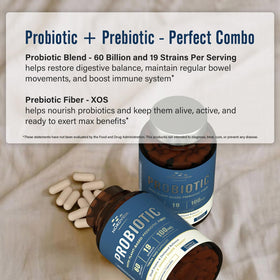 Nordvida Probiotique 60 Milliards 19 Souches gélules végétales côté