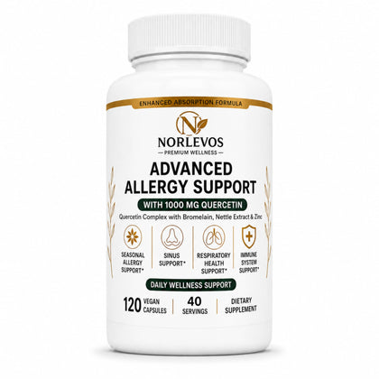 Norlevos Quercetin Complex 1000 mg 120 capsules front view