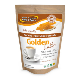 NORTH AMERICAN HERB & SPICE Golden Latte Épices Triples 144g - vue de face
