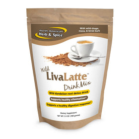 NORTH AMERICAN HERB & SPICE LivaLatte Mélange de Boisson 113g vue de face