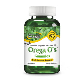 NORTH AMERICAN HERB & SPICE Orega O’s 60 gummies front view