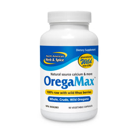 NORTH AMERICAN HERB & SPICE OregaMax 90 capsules front view