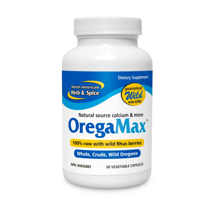 NORTH AMERICAN HERB & SPICE OregaMax 90 capsules front view