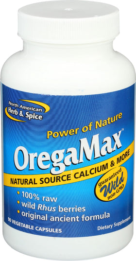 NORTH AMERICAN HERB & SPICE OregaMax 90 capsules with ingredients