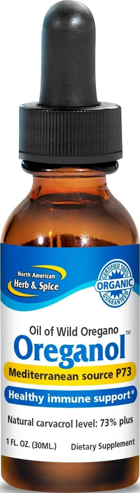 NORTH AMERICAN HERB & SPICE Oreganol 30 ml bouteille vue de face
