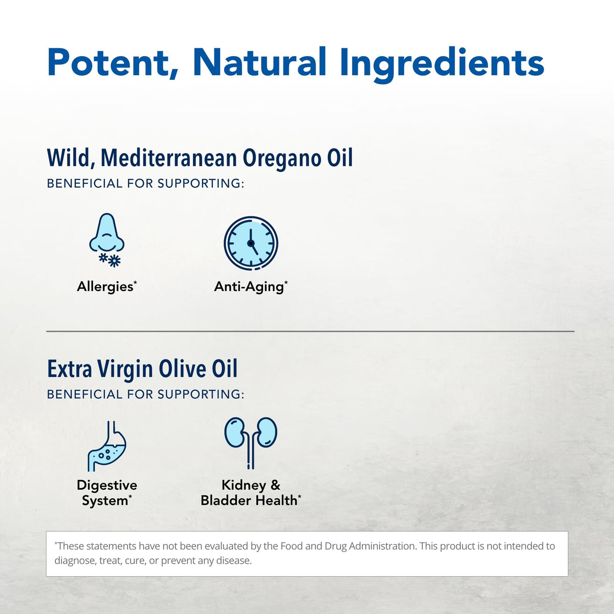 NORTH AMERICAN HERB & SPICE Oreganol P73 120 gélules végétales, étiquette détaillée