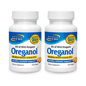 NORTH AMERICAN HERB & SPICE Oreganol P73 120 gélules végétales, vue de face