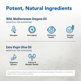 NORTH AMERICAN HERB & SPICE Oreganol P73 Super Strength packaging