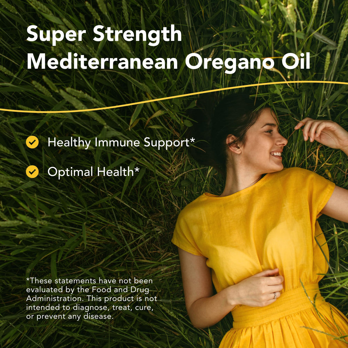 NORTH AMERICAN HERB & SPICE Oreganol P73 Super Strength side view