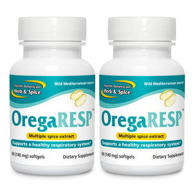 NORTH AMERICAN HERB & SPICE OregaResp P73 60 gélules molles - vue de face