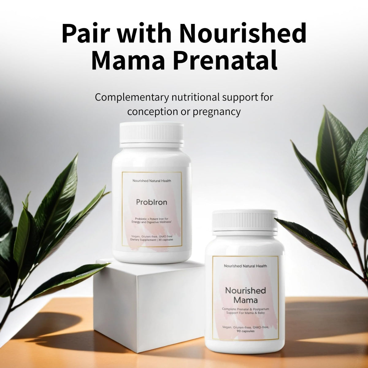 Nourished ProbIron capsules ouvertes