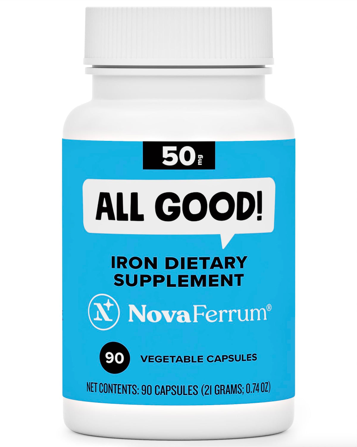 NovaFerrum All Good Compléments de Fer 50mg vue de face