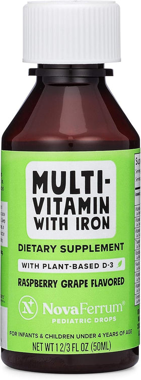 NovaFerrum Delish multivitamine végane 50 mL vue avant