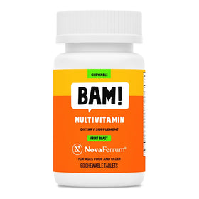 NovaFerrum Multivitamine Mâchable Fruit Blast, vue de face