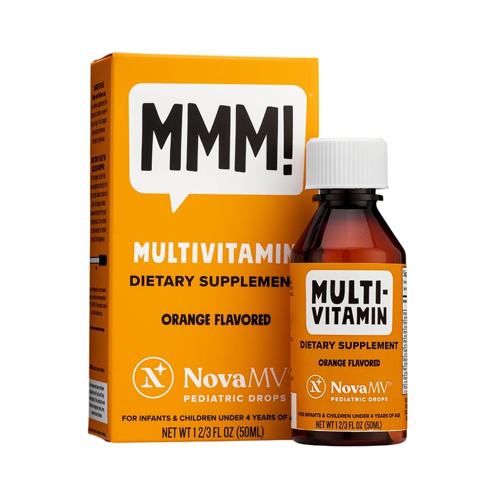 NovaFerrum Multivitamine pour Enfants 50ml saveur orange, vue de face