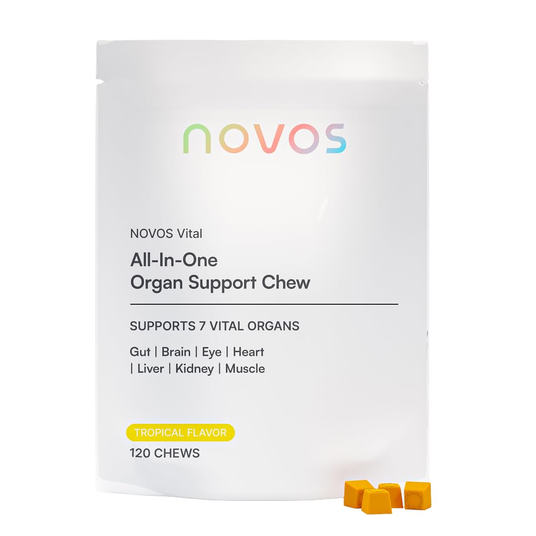 Novos Vital Chews 120 gommes tropicales vue de face