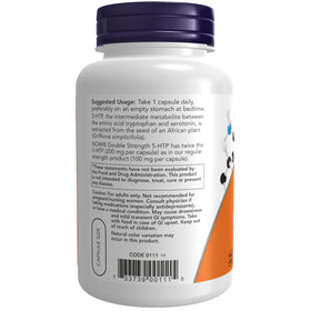 NOW Foods 5-HTP Double Force 200 mg capsules en boîte