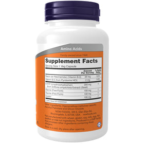 NOW Foods 5-HTP Double Force 200 mg étiquette du produit