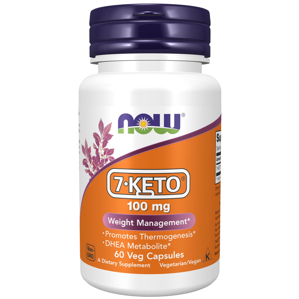 NOW Foods 7-Keto DHEA 100 mg capsules vue avant