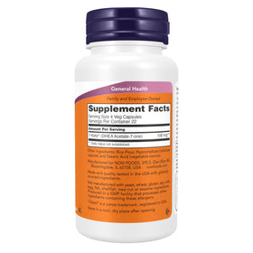 NOW Foods 7-Keto DHEA emballage et contenu