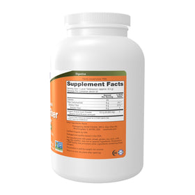 NOW Foods Acacia Pure Powder 422g - vue arrière de l'emballage