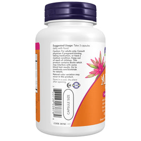 NOW Foods ADAM™ capsules végétales sur une surface en bois