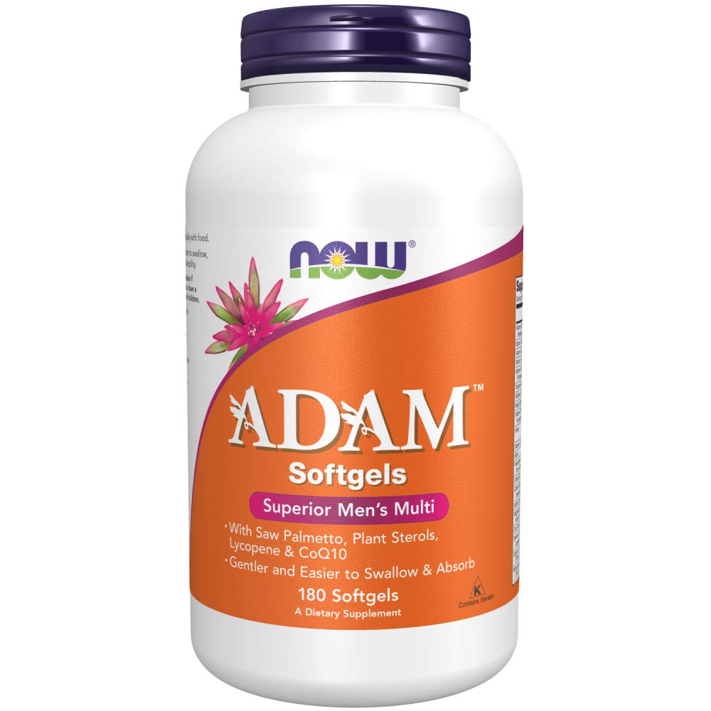 NOW Foods AdamTM multivitamines pour hommes - flacon de 180 gélules