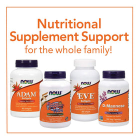 NOW Foods AdamTM multivitamines pour hommes - gélules dans un verre d'eau