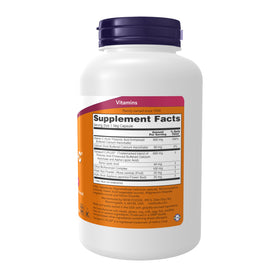 NOW Foods AlphaSorb-C 500 mg emballage avec informations nutritionnelles