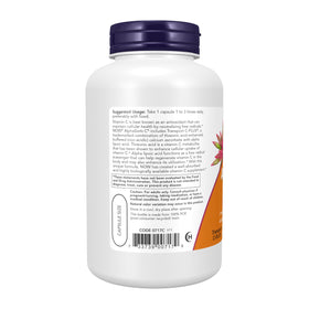 NOW Foods AlphaSorb-C capsules végétales sur une surface en bois