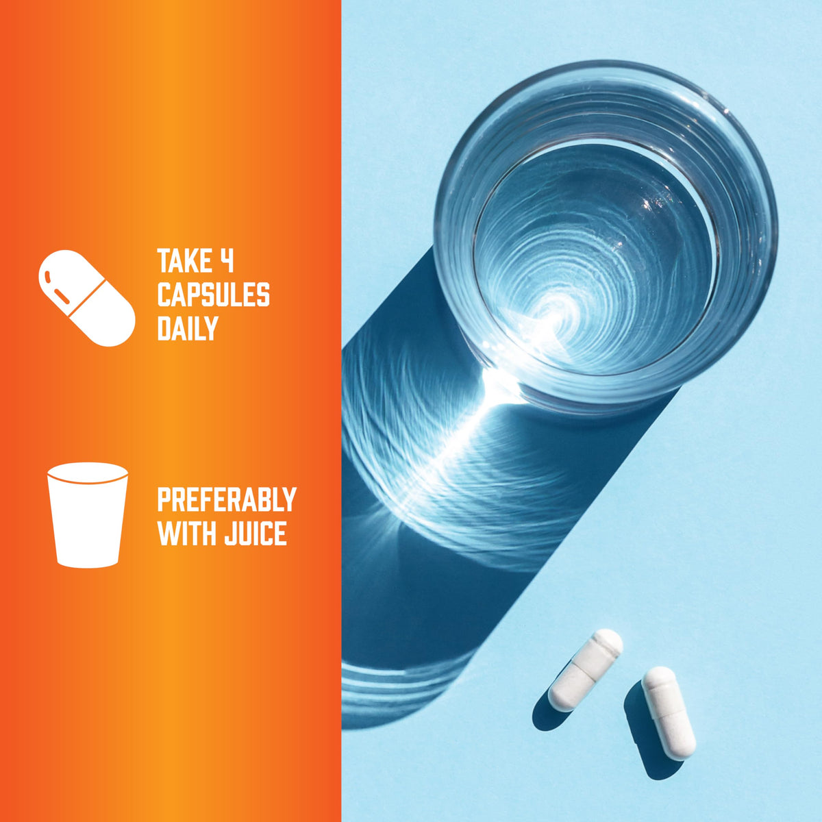 NOW Foods Amino Complete capsules sur une surface en bois